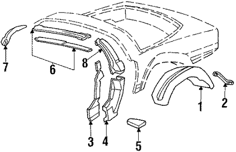 Corvette INNER COMPONENTS