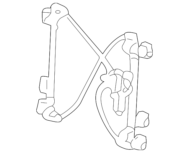 10390765 Деталь REGULATOR, RIGHT