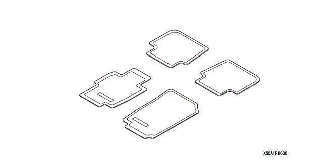 ACCESSORIES/FLOOR MAT (PREMIUM) for 2003 Honda ACCORD SEDAN #1