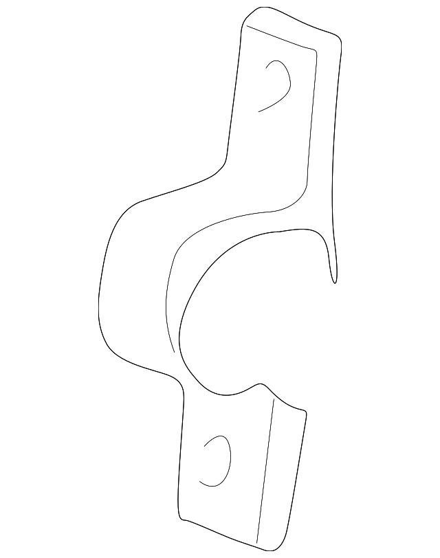 YC3Z5486B Деталь STABILIZER BAR BRACKET, RIGHT