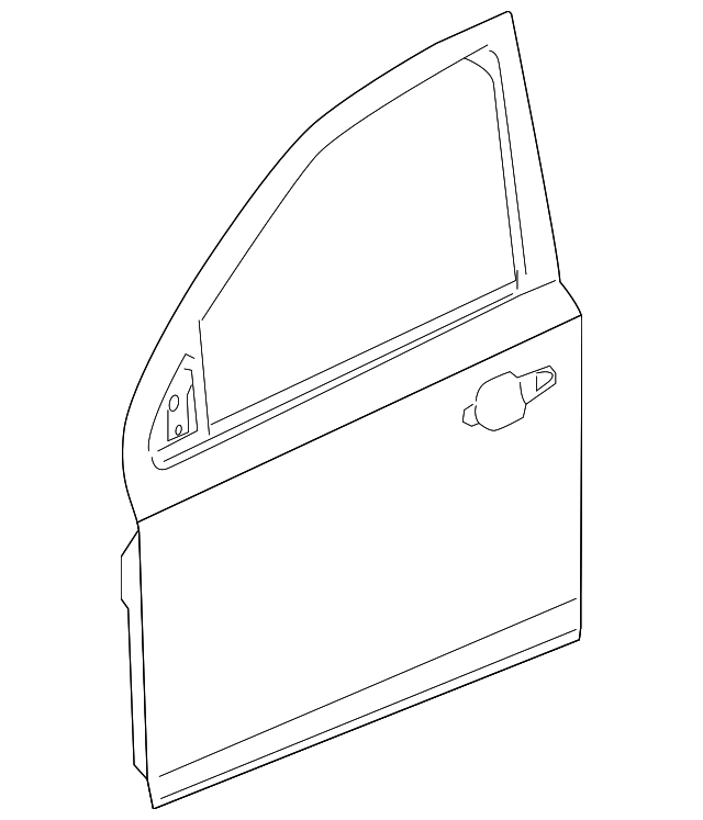 25830153 Деталь DOOR SHELL, LEFT