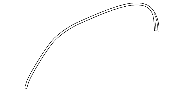 25829333 Деталь UPPER W'STRIP, LEFT
