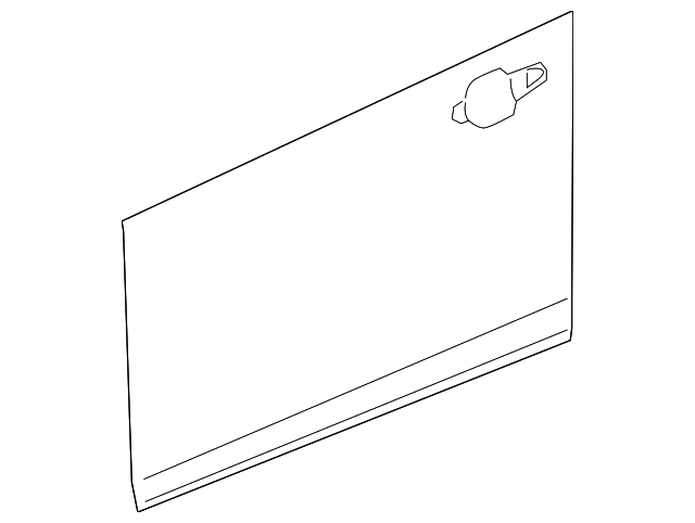 25830157 Деталь OUTER PANEL, LEFT