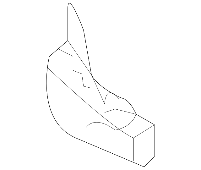 86863-2G500 Деталь REAR DEFLECTOR, LEFT