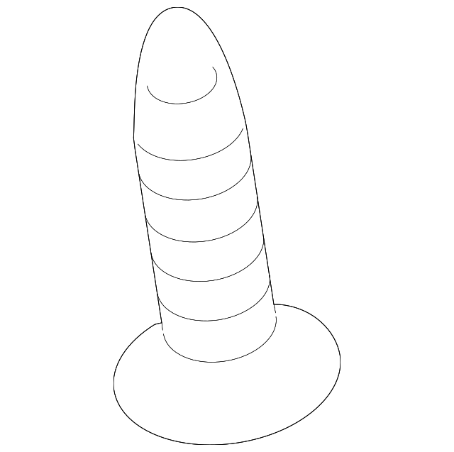 12493-04207B Деталь REAR DEFLECTOR SCREW, RIGHT