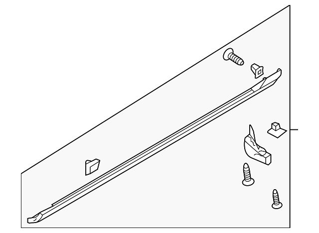 87751-2G500 Деталь ROCKER MOLDING, LEFT