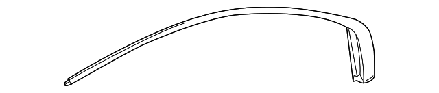 82870-2G000 Деталь UPPER MOLDING, LEFT
