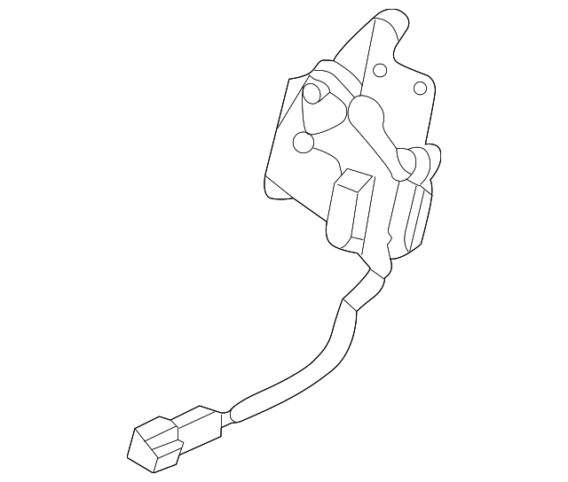 72615-S04-J02 Деталь ACTUATOR ASSY., R. RR. DOOR LOCK
