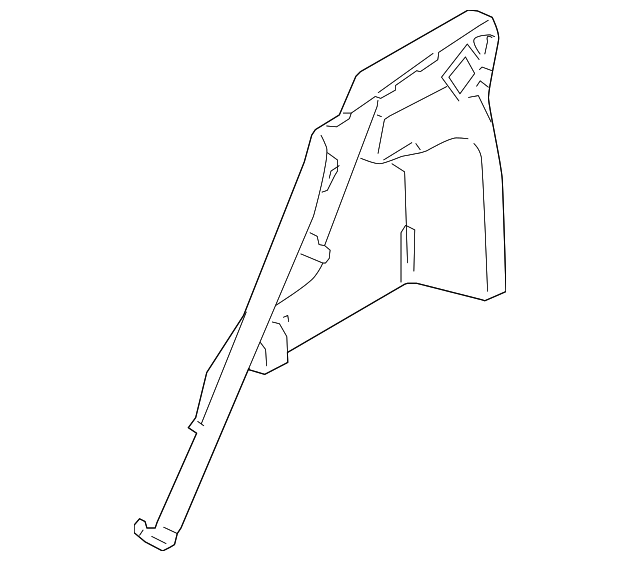 85730-1G500XI Деталь SIDE TRIM PANEL, LEFT