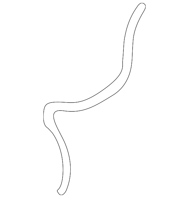 MR570438 WASHER HOSE