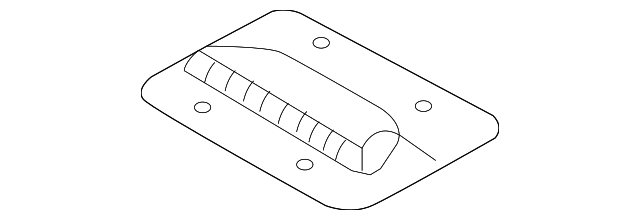 97368-4D000 Деталь AIR OUTLET, RIGHT