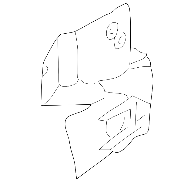 51-71-8-397-357 Деталь SIDE BAFFLE, LEFT