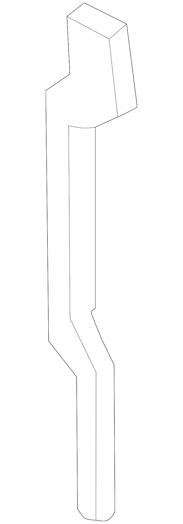 51-71-8-399-507 Деталь SIDE BAFFLE SEAL, LEFT
