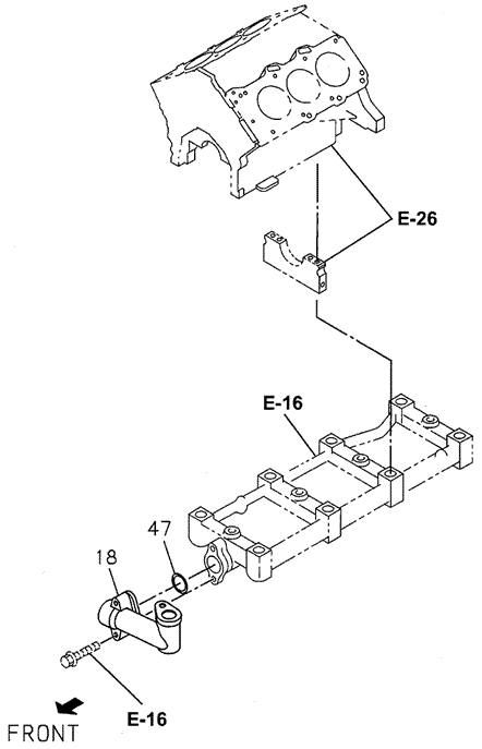 SLX ENGINE OIL PIPING