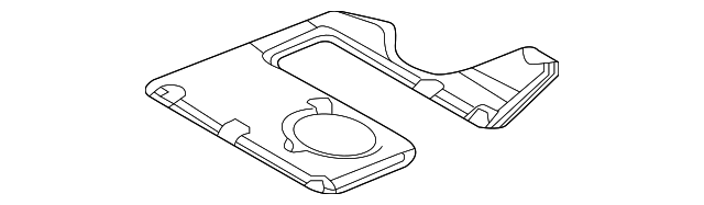 29112-3Q100 Деталь SIDE SHIELD INSULATOR, RIGHT