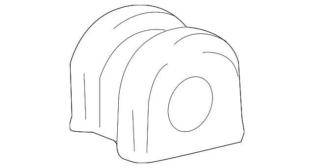48818-02070 Деталь STABILIZER BAR BUSHING, RIGHT