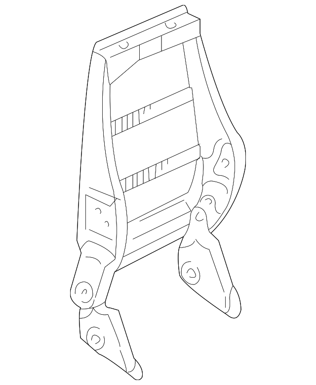 12454813 SEAT BACK FRAME, LEFT