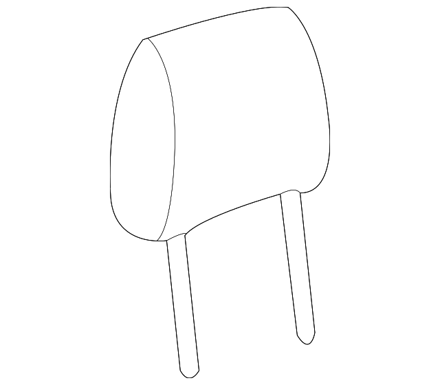 12532309 Деталь HEADREST, LEFT