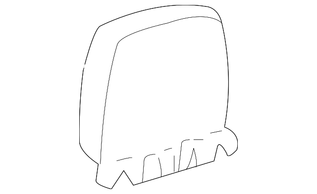 12532378 HEADREST COVER, LEFT