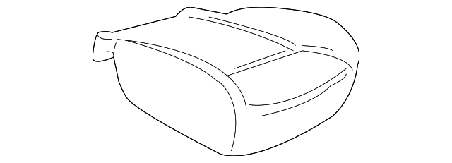 12532628 SEAT CUSHION PAD, LEFT