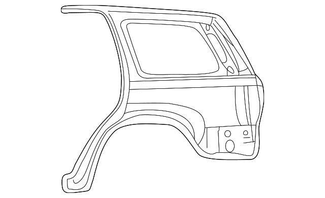 5017866AD Деталь QUARTER PANEL, RIGHT