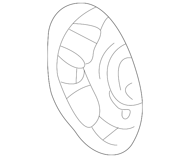 55135511AB Деталь FUEL DOOR HOUSING