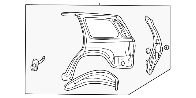 5083110AI Деталь QUARTER PNL ASSY, RIGHT