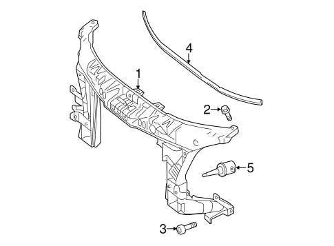 Sprinter 2500 RADIATOR SUPPORT