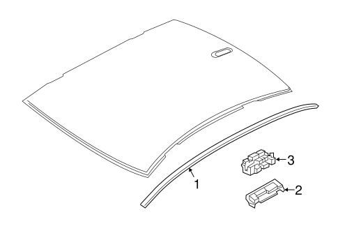 ActiveHybrid 5 EXTERIOR TRIM - ROOF