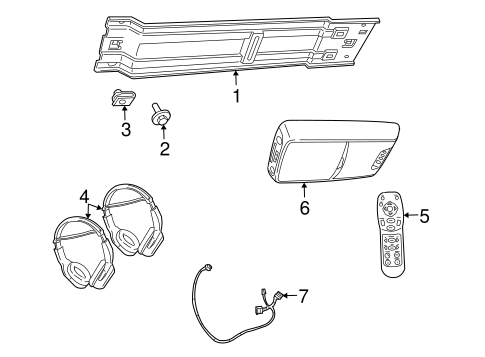 Aspen ENTERTAINMENT SYSTEM COMPONENTS
