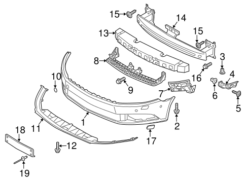 CC BUMPER & COMPONENTS - FRONT