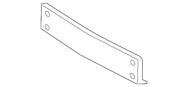 3C8-807-287-D-GRU Деталь LICENSE BRACKET