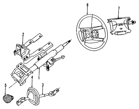 Stealth STEERING COLUMN