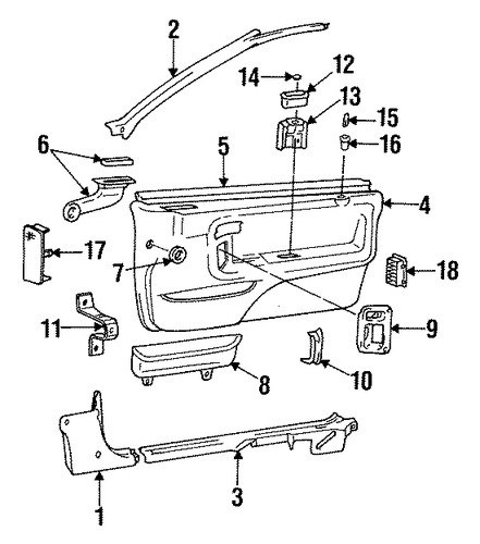 Scoupe INTERIOR TRIM