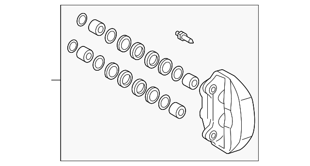 47730-0W040 Деталь CALIPER, RIGHT