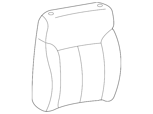 15688184 Деталь SEAT BACK COVER, RIGHT