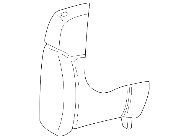 15688166 Деталь SEAT BACK FRAME, RIGHT