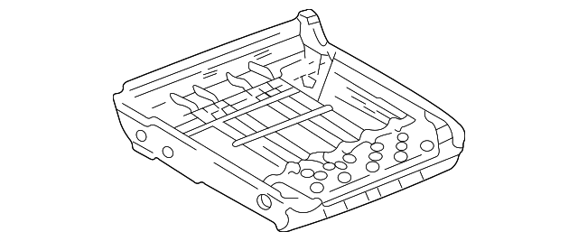15688188 Деталь SEAT FRAME, RIGHT