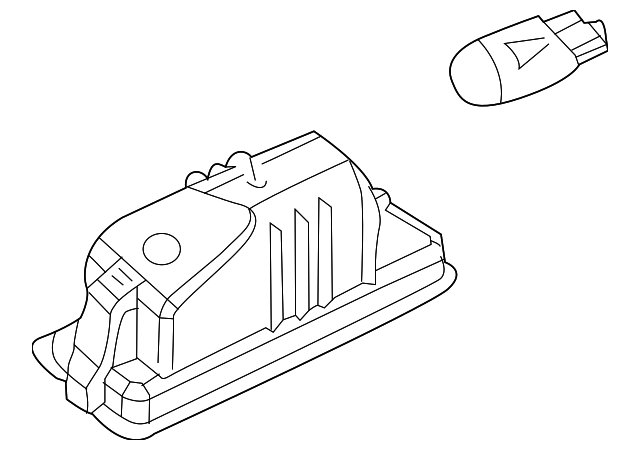 1K8-943-021-C Деталь LICENSE LAMP