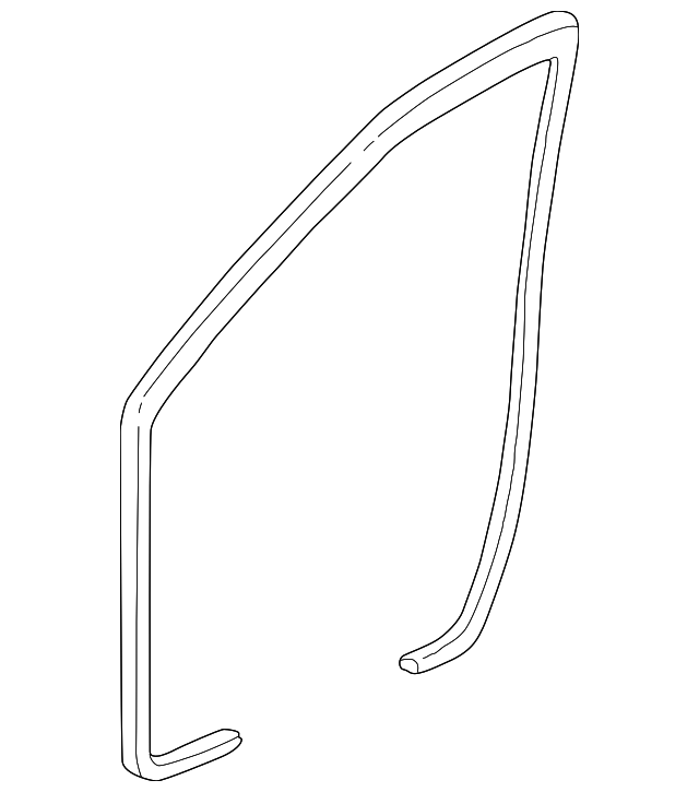 72315-S0X-A01ZA Деталь SEAL, R. FR. DOOR OPENING *G49L* (LIGHT 