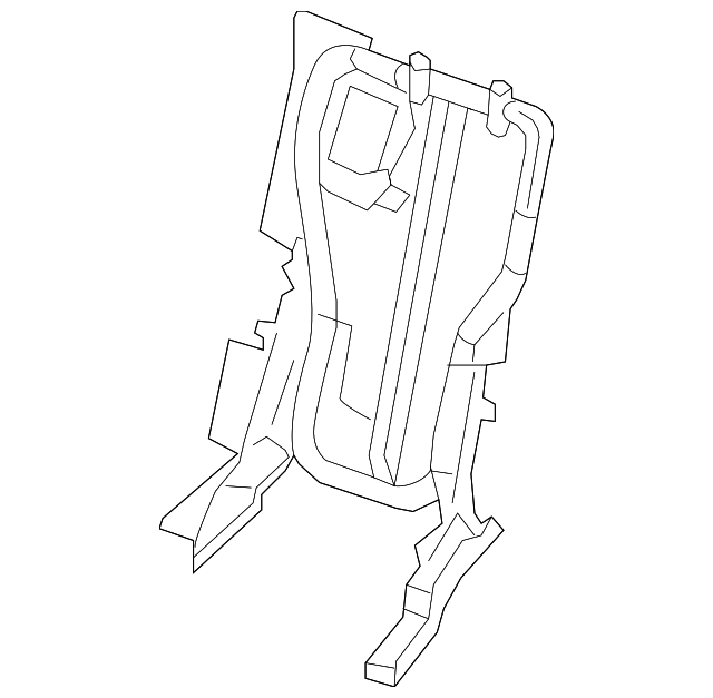 89601ZC30A Деталь SEAT BACK FRAME, RIGHT