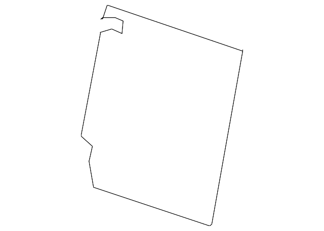 89670ZC50D Деталь SEAT BACK COVER, LEFT