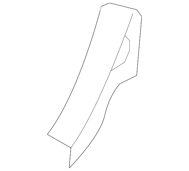 89406ZC31B Деталь RECLINE COVER, RIGHT