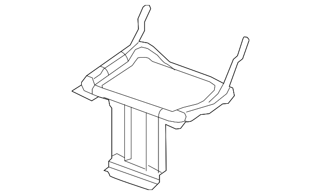 89301ZC30A Деталь CUSHION FRAME, RIGHT