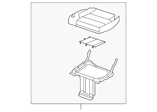 89300ZC51B Деталь CUSHION ASSY, RIGHT