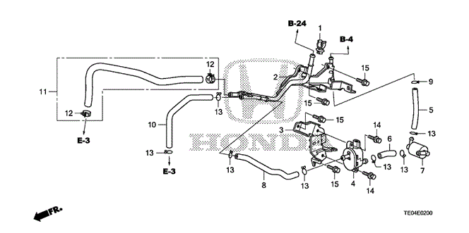ENGINE/INSTALL PIPE (L4) for 2010 Honda ACCORD COUPE #1