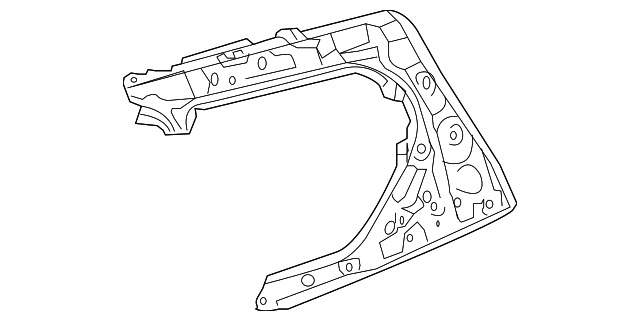 61732-60320 Деталь INNER PANEL, LEFT