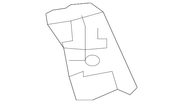 61723-60020 Деталь INNER PANEL REINFORCEMENT, RIGHT