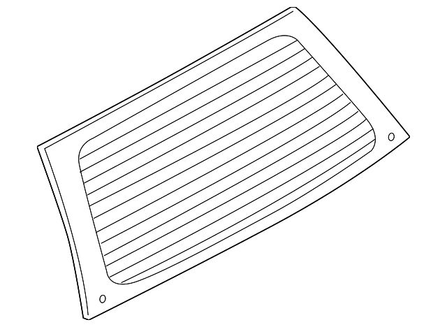 8457185Z20 Деталь LIFT GATE GLASS