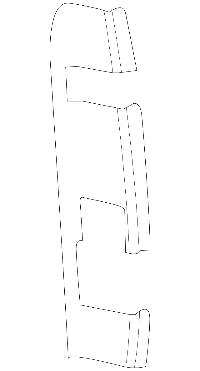 25819767 Деталь HINGE COVER, RIGHT